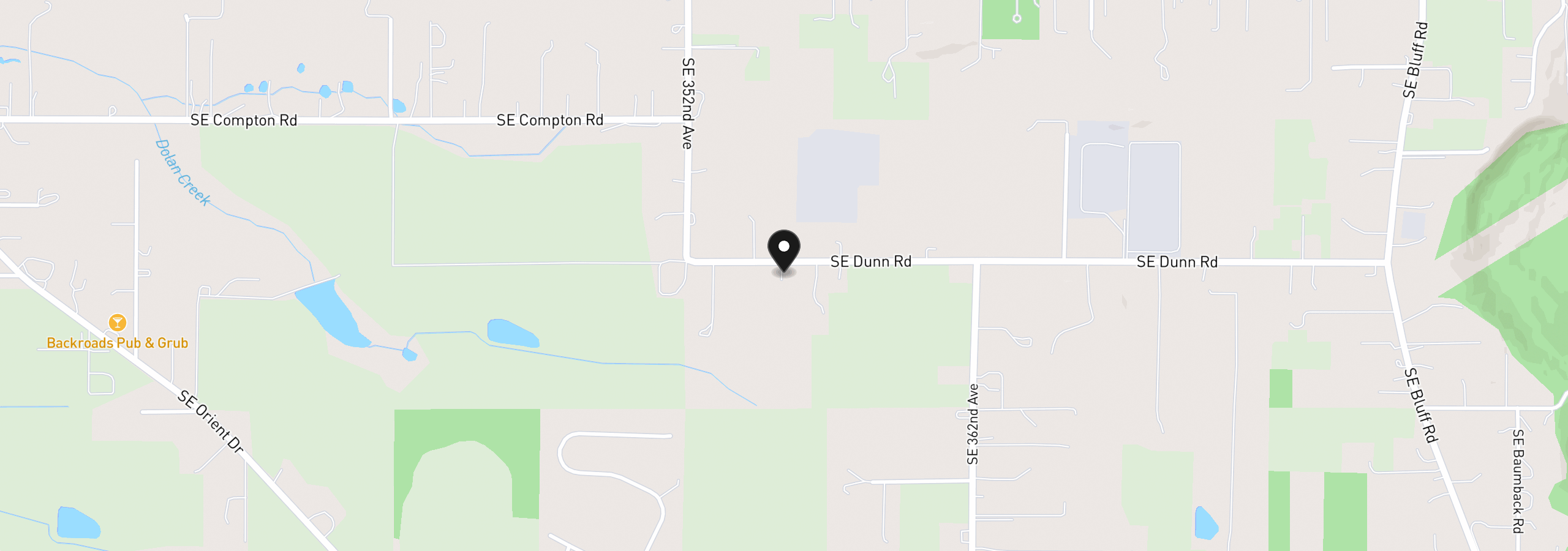 Map showing the location of 35600 SE Dunn Rd, Boring, OR 97009