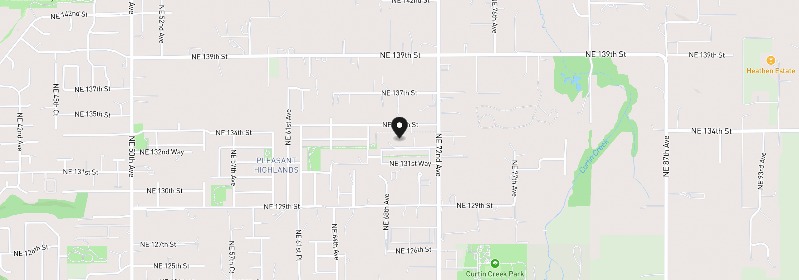 Map showing the location of 6906 NE 133rd St, Vancouver, Wa 98686