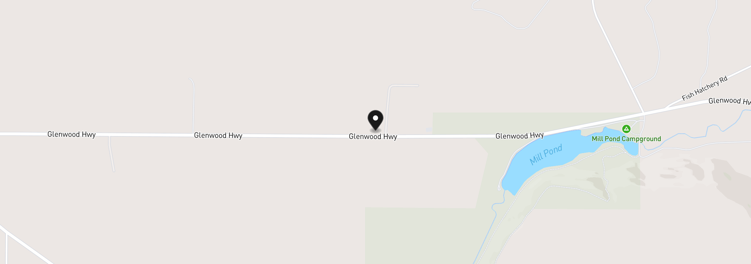 Map showing the location of Glenwood Highway, Glenwood, Wa 98619