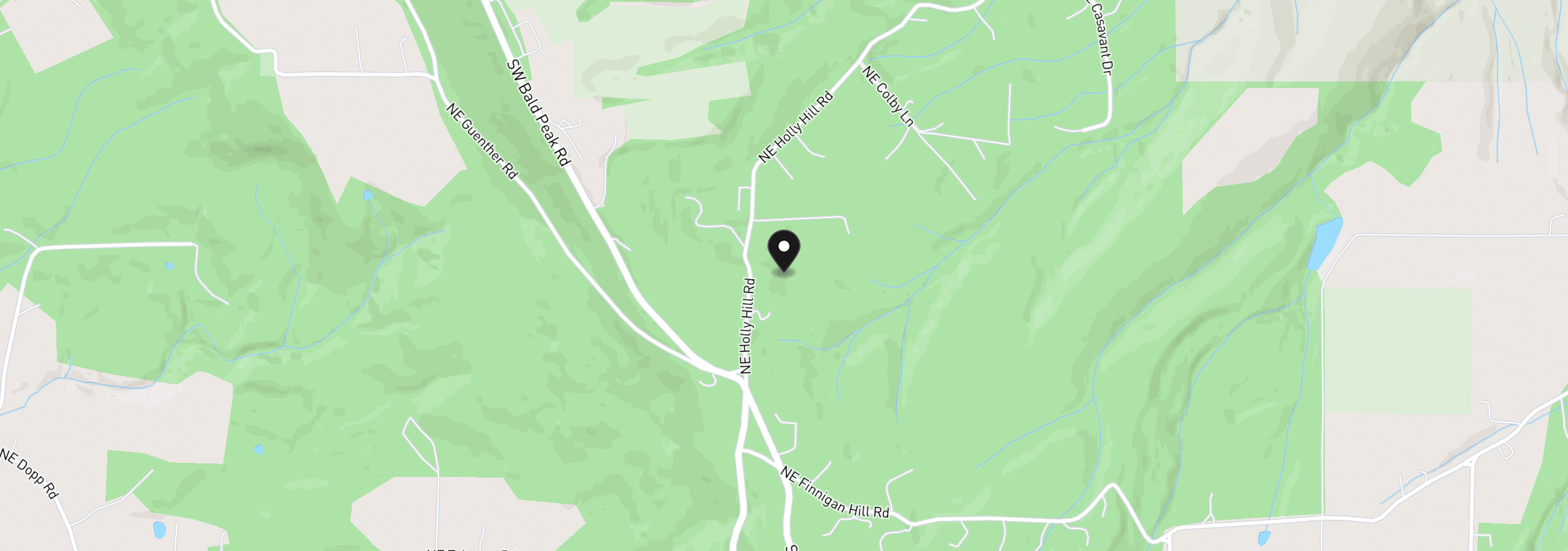 Map showing the location of 22900 NE Holly Hill Rd, Hillsboro, OR 97123