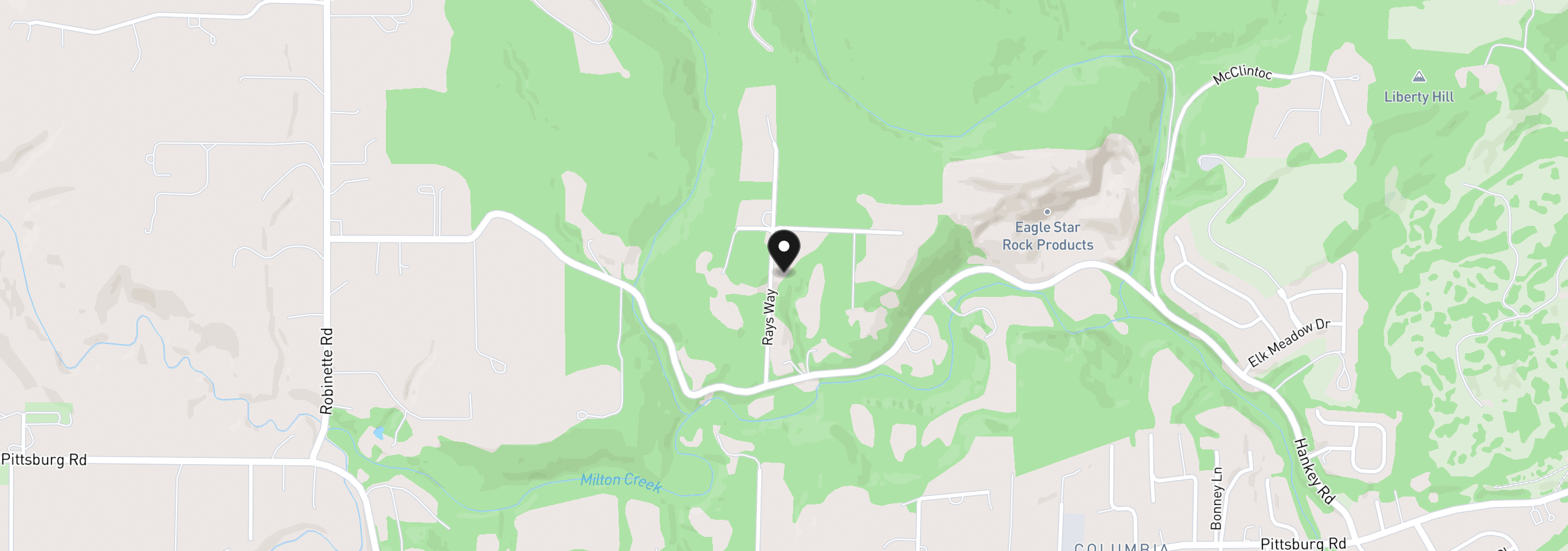 Map showing the location of 60300 Rays Way, St. Helens, OR 97051