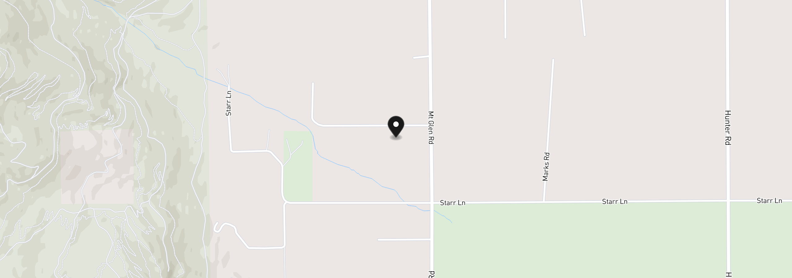 Map showing the location of 64482 Mount Glen Rd, La Grande, OR 97850