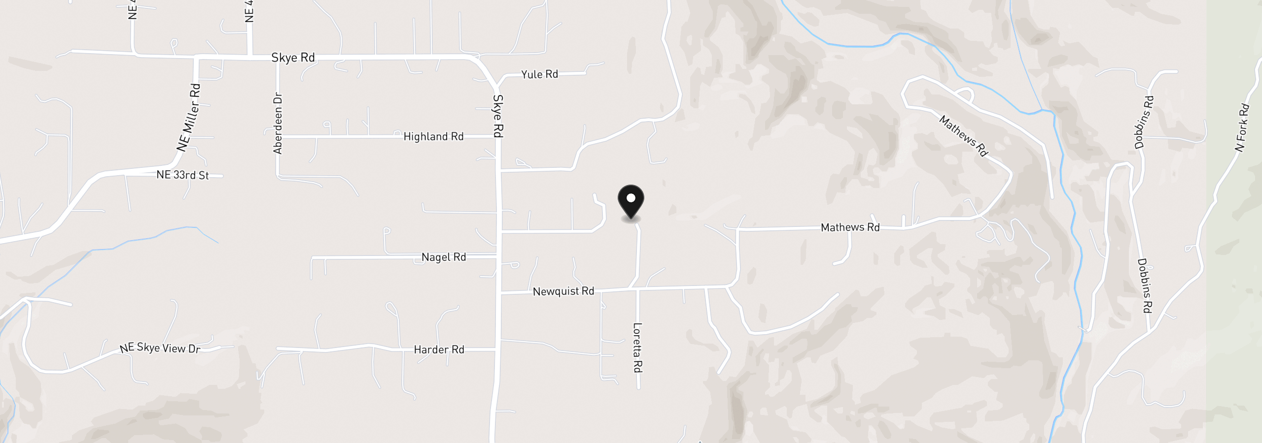 Map showing the location of 141 Morning Wings Ln, Washougal, Wa 98671