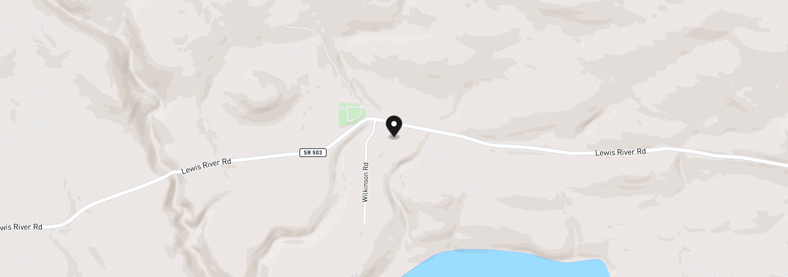 Map showing the location of 124 Norms Pl, Ariel, Wa 98603