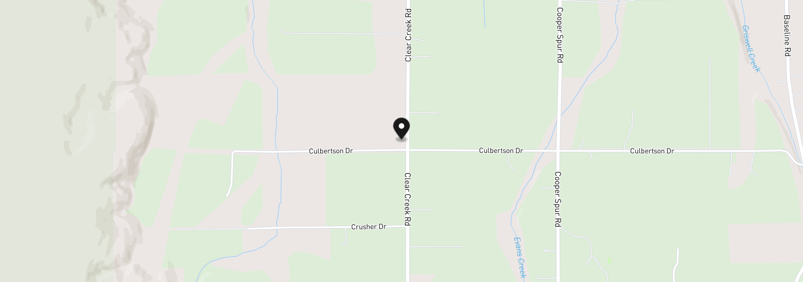 Map showing the location of 5000 Culbertson Dr, Mt Hood Prkdl, OR 97041