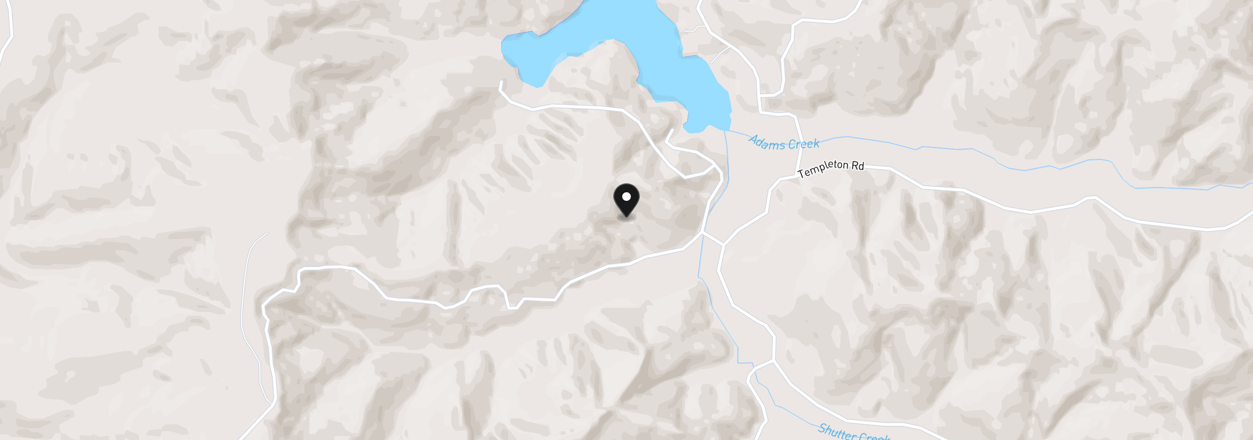Map showing the location of 0 Shutters Landing Ln 801, North Bend, OR 97459