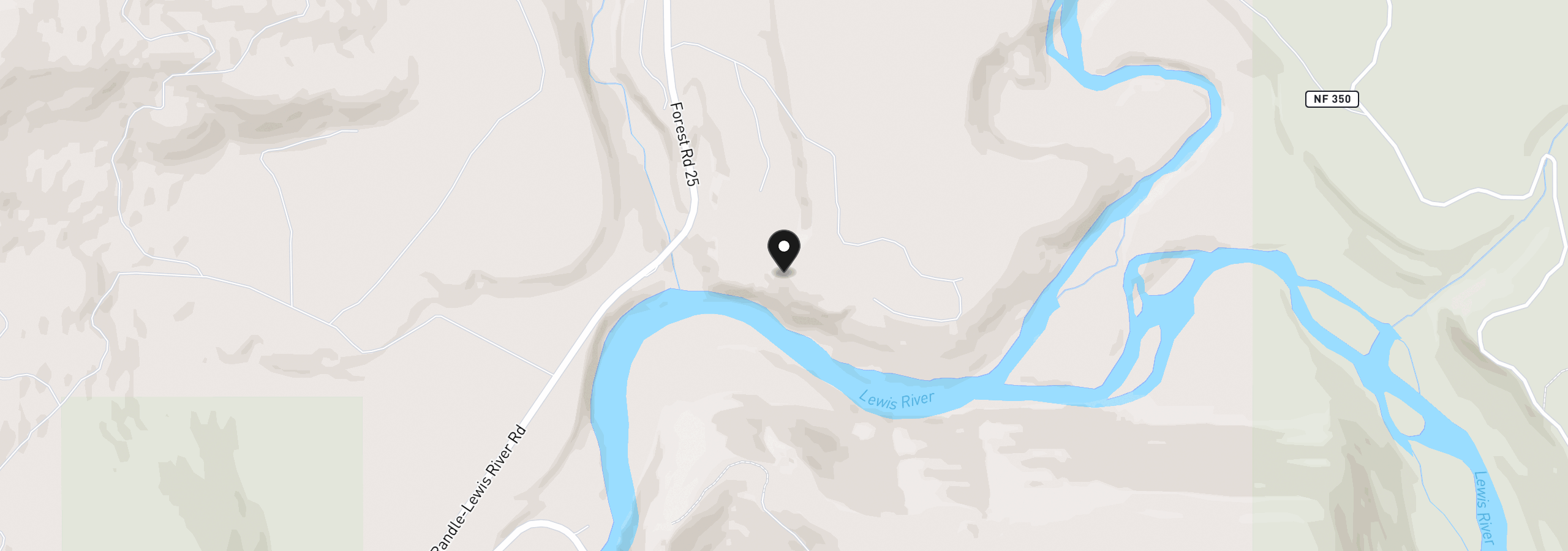 Map showing the location of 2 Phyllis Ann Block Ct, Cougar, Wa 98616