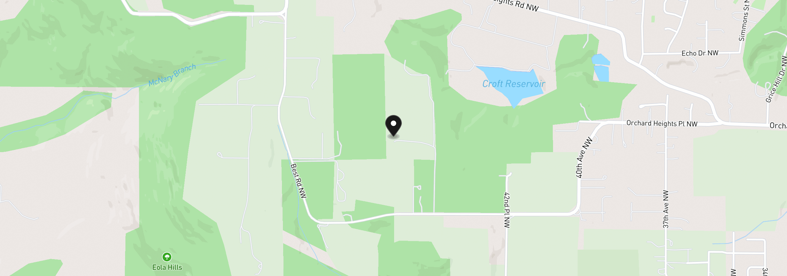 Map showing the location of 4493 Dahlia Way, Salem, OR 97304