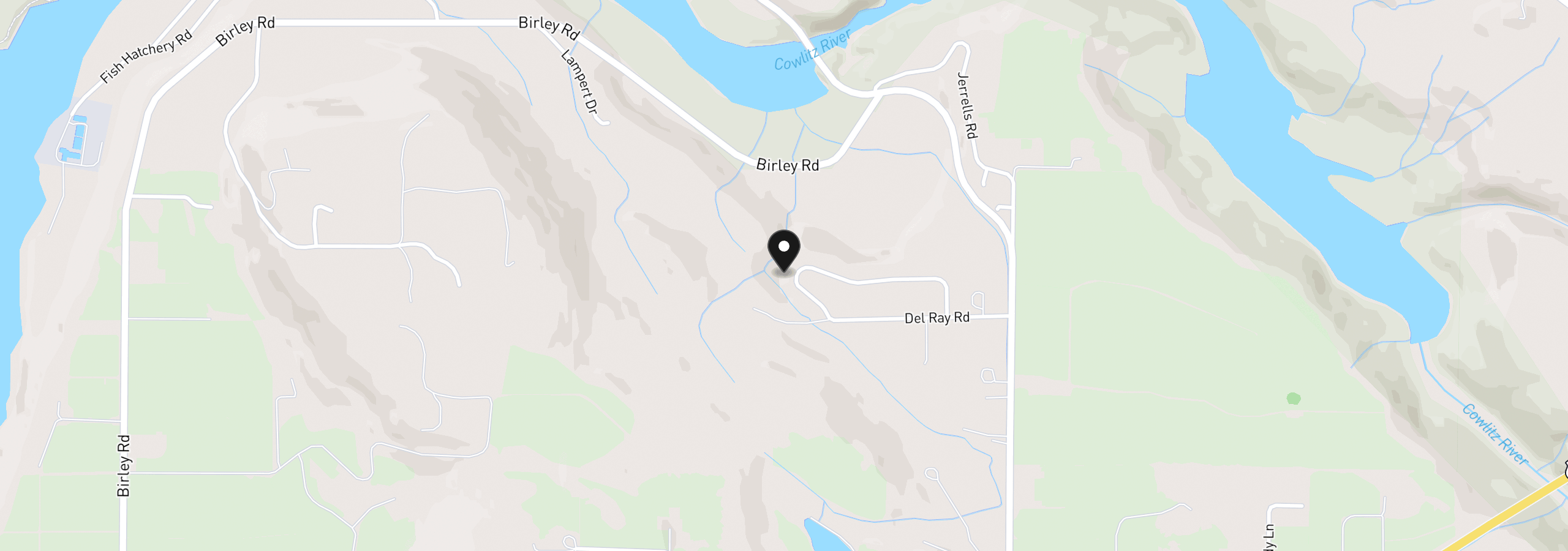 Map showing the location of Valley View Dr 11, Mossyrock, Wa 98564