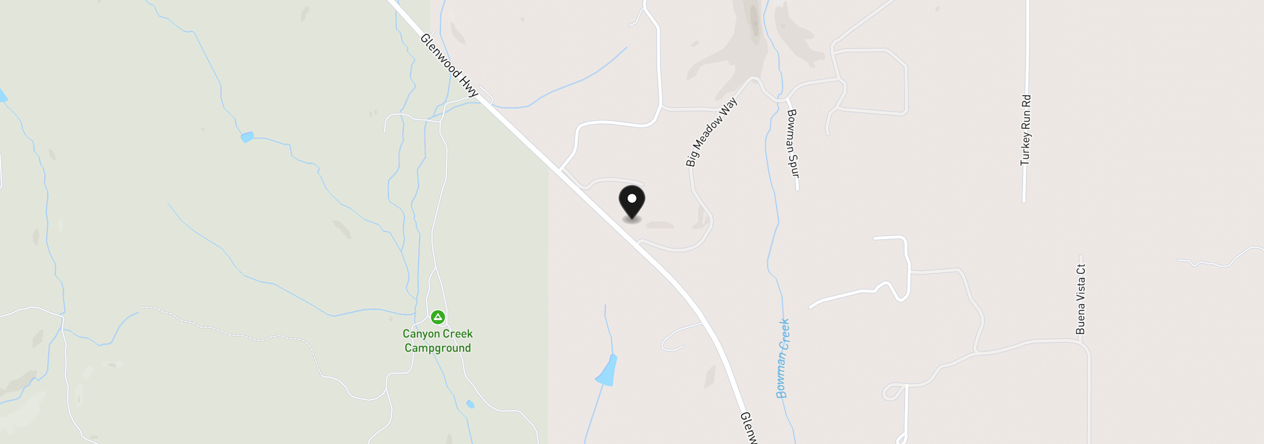 Map showing the location of 2069 Glenwood Hwy, Goldendale, Wa 98620