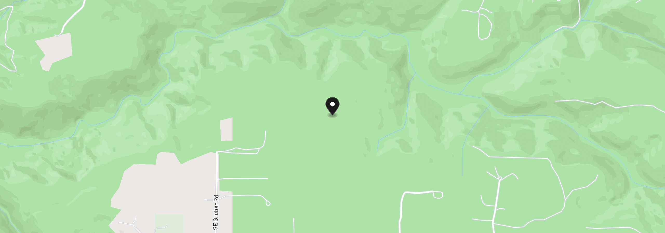 Map showing the location of 00 Gruber South Rd, Estacada, OR 97023