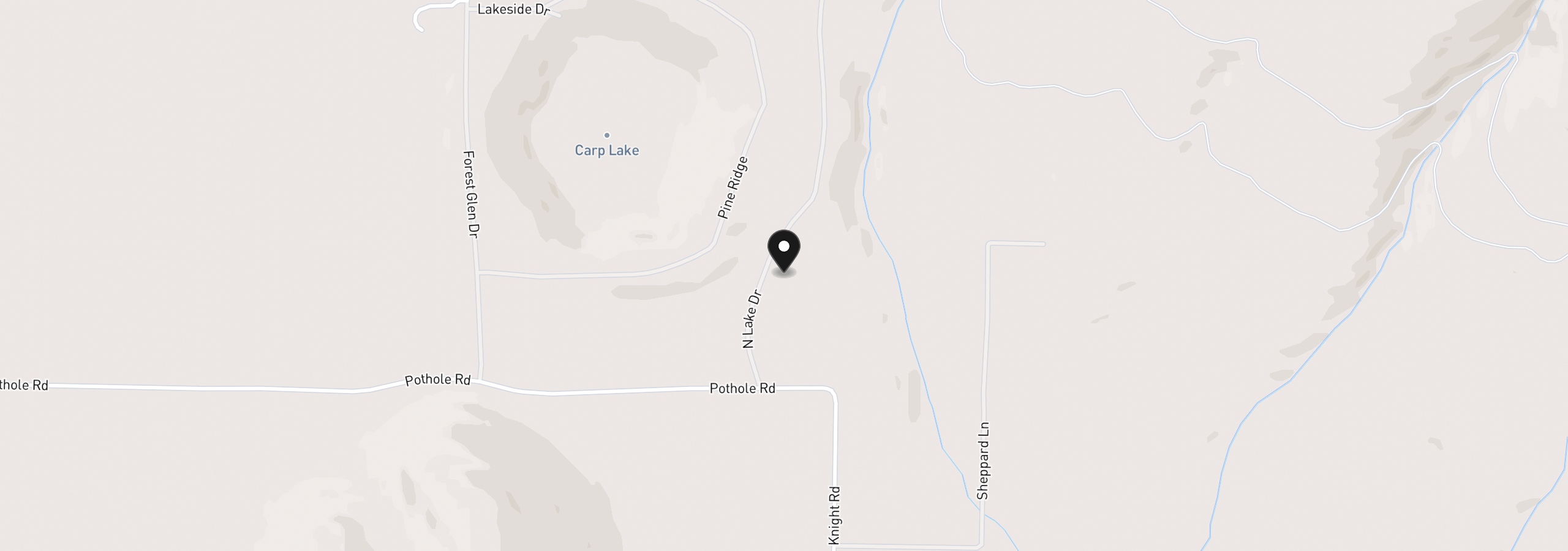 Map showing the location of 614 Northlake Dr, Goldendale, Wa 98620