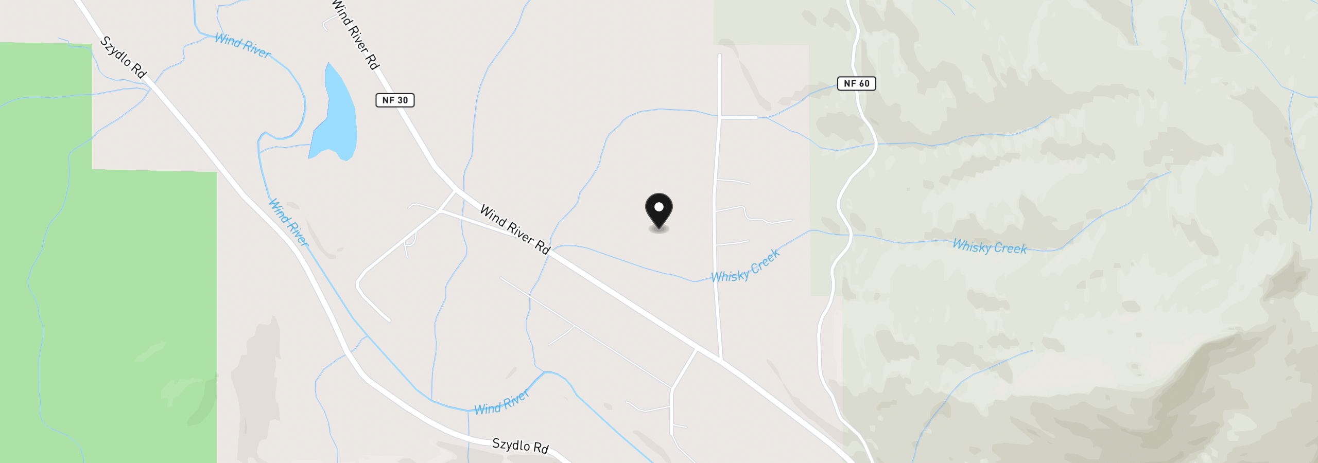Map showing the location of 182 Hawk Meadows Rd, Carson, Wa 98610