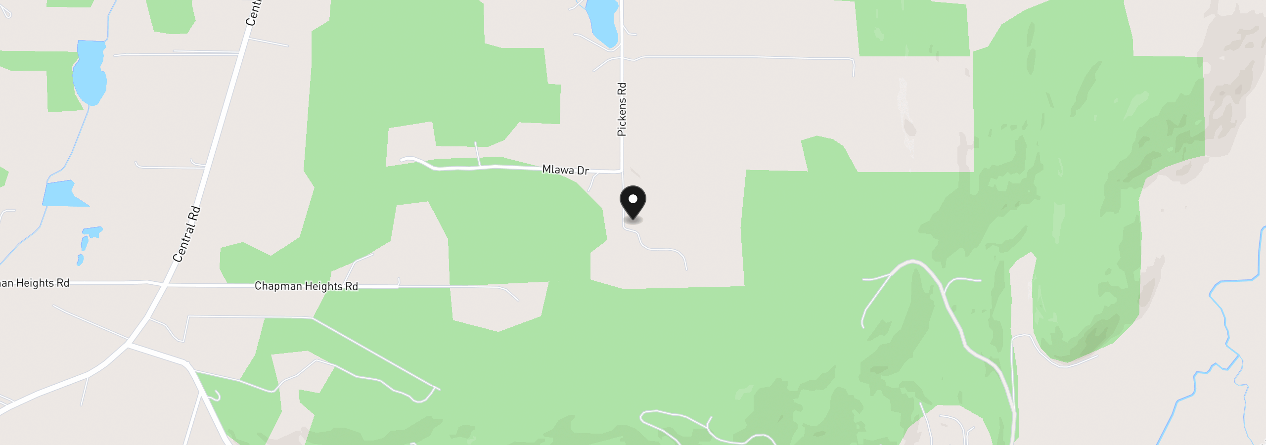 Map showing the location of 27067 Pickens Rd, Eugene, OR 97402