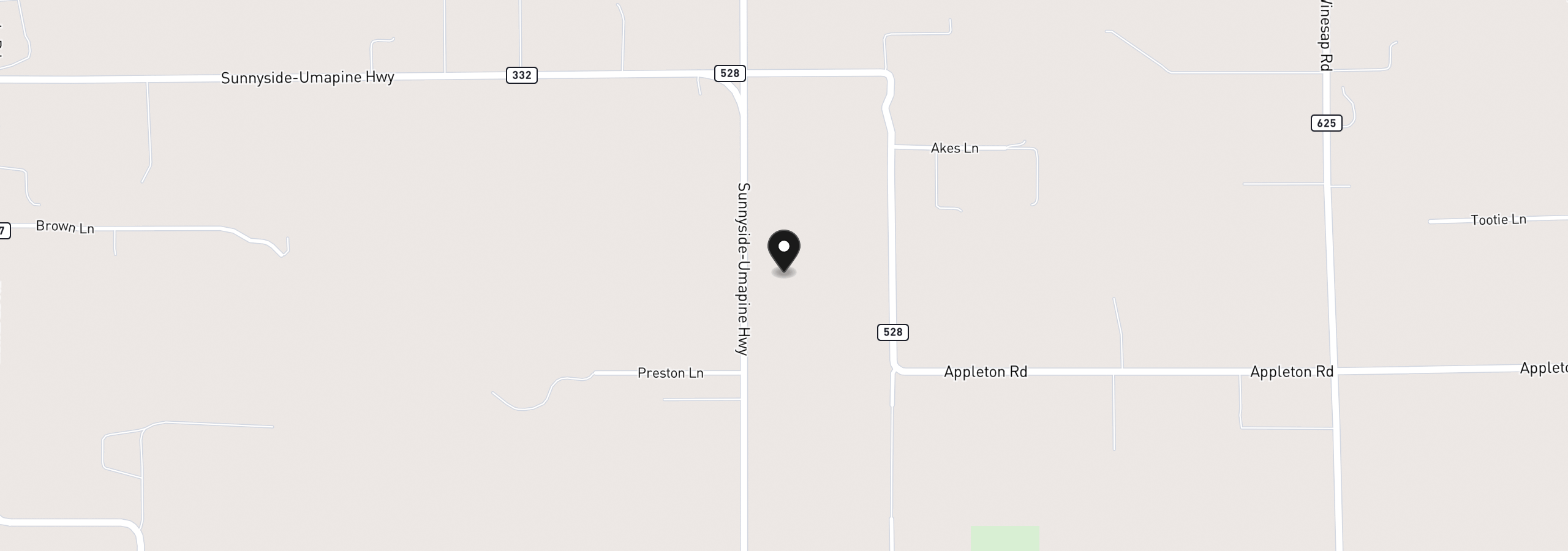 Map showing the location of Triangle Rd, Milton-Freewater, OR 97862