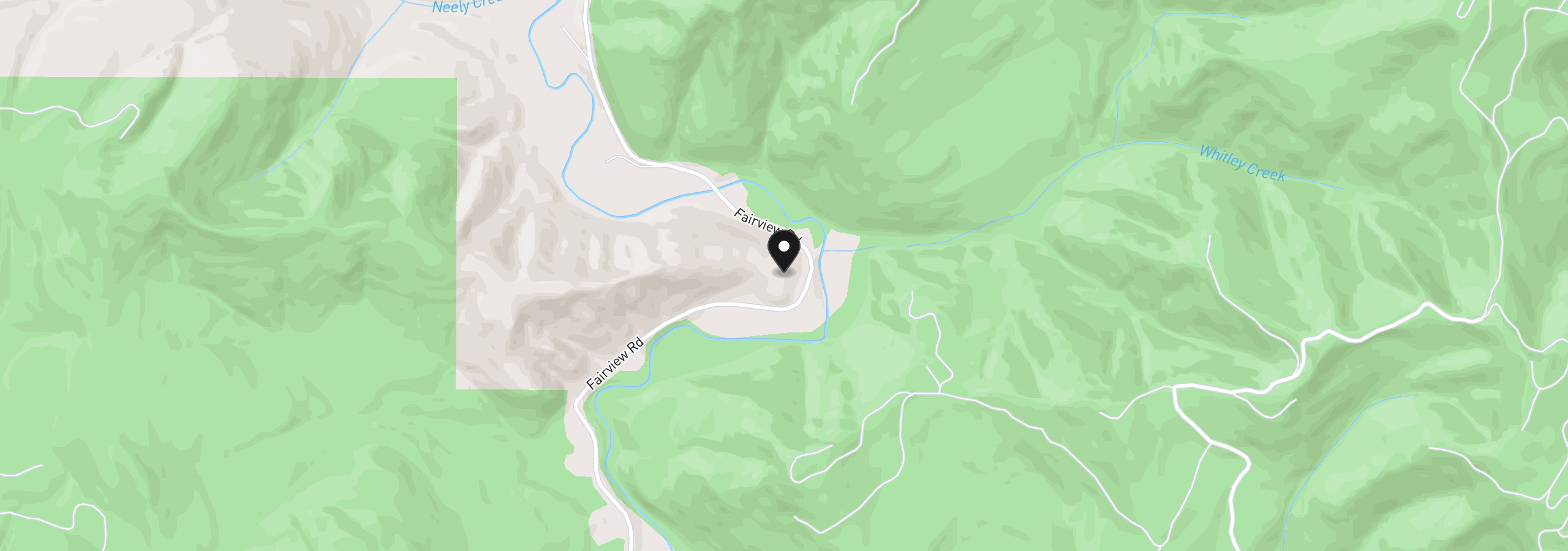 Map showing the location of 63450 Fairview Rd, Coquille, OR 97423