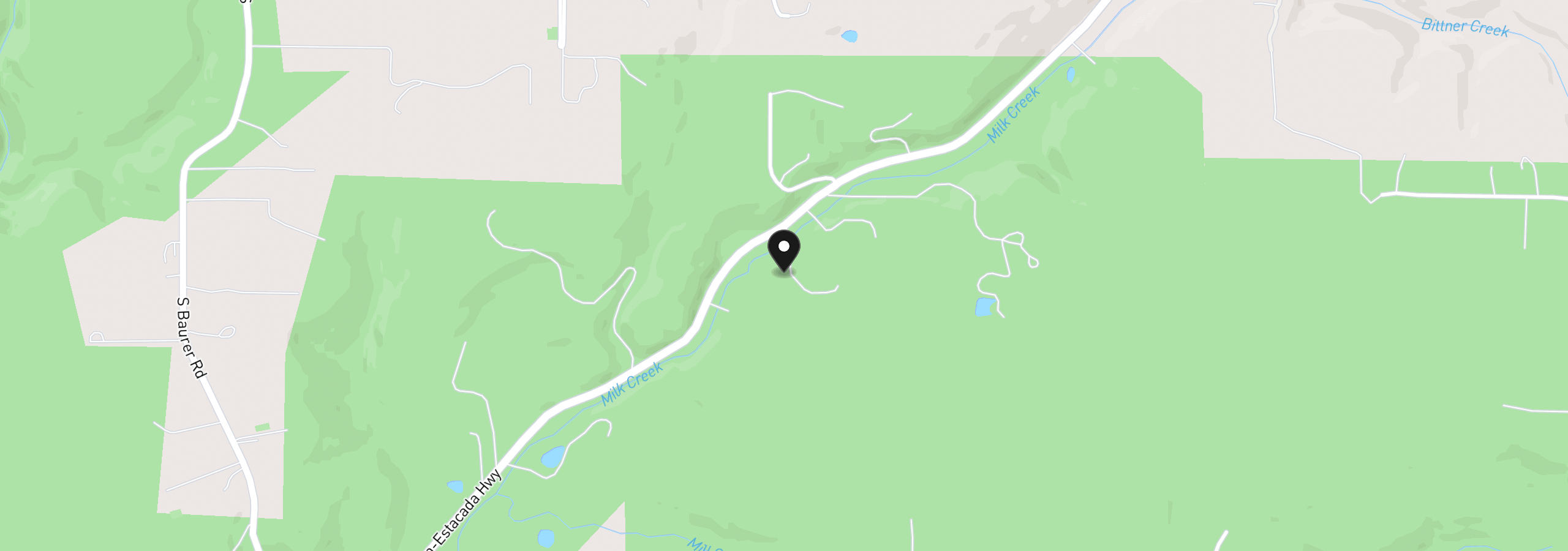 Map showing the location of 22980 S Highway 211, Colton, OR 97017