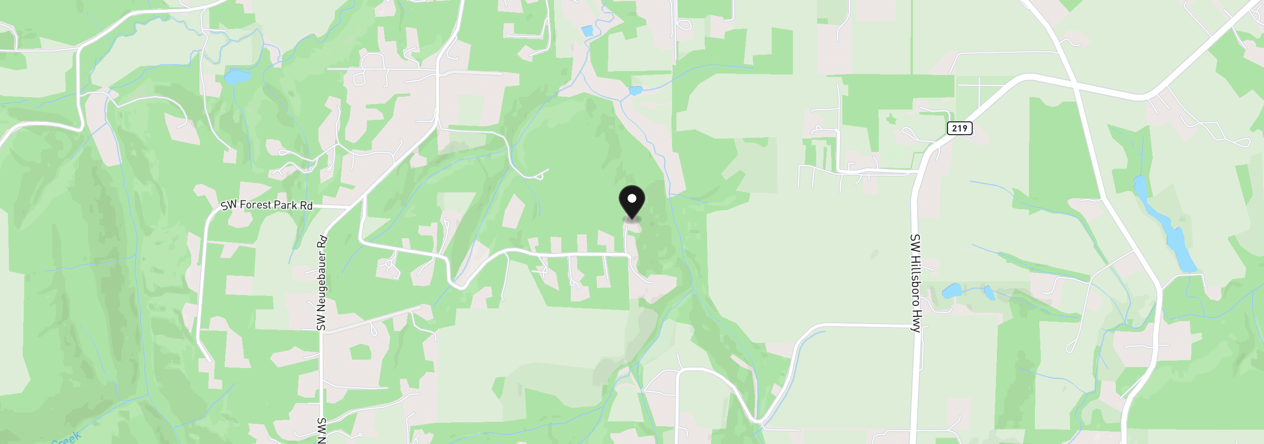 Map showing the location of 27701 SW Strawberry Hill Dr, Hillsboro, OR 97123