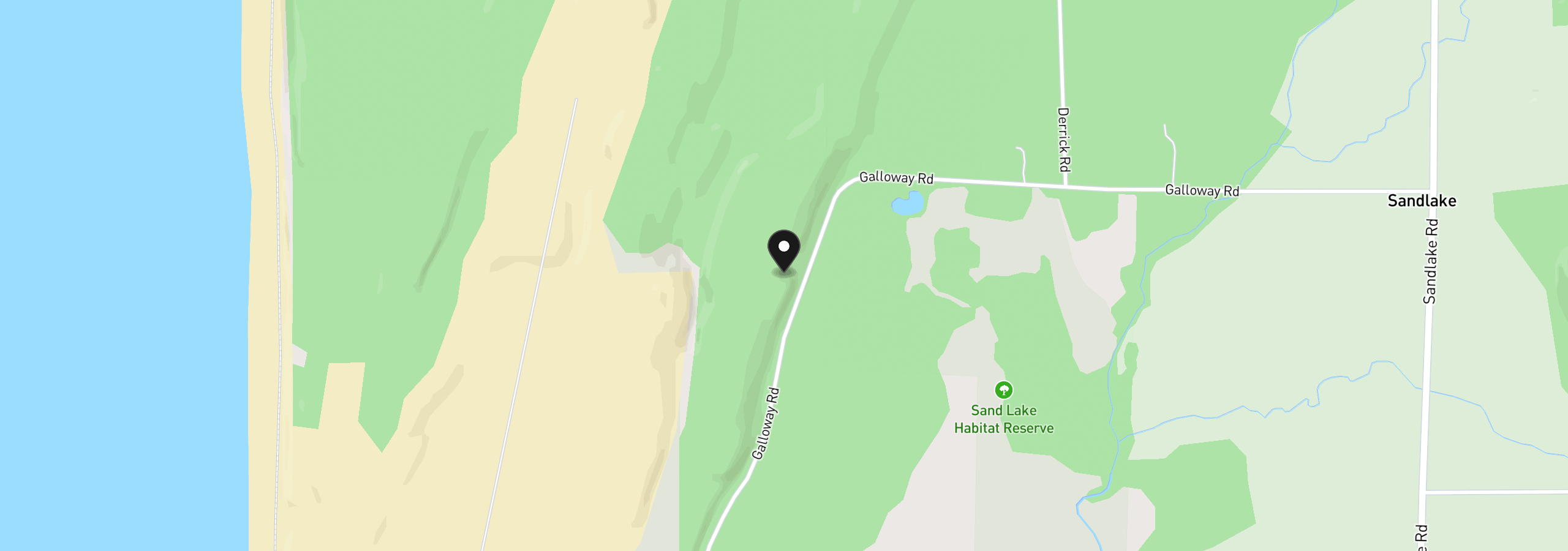 Map showing the location of 7960 Galloway Rd, Cloverdale, OR 97112