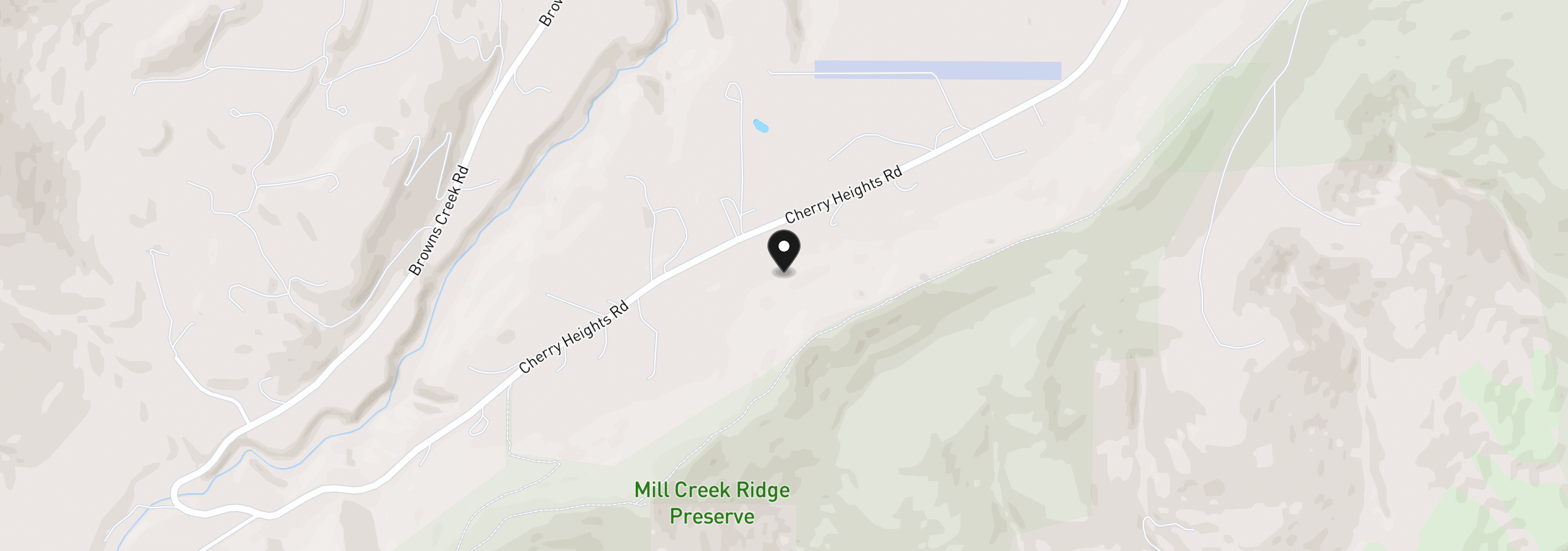 Map showing the location of 5960 Cherry Heights Rd, The Dalles, OR 97058