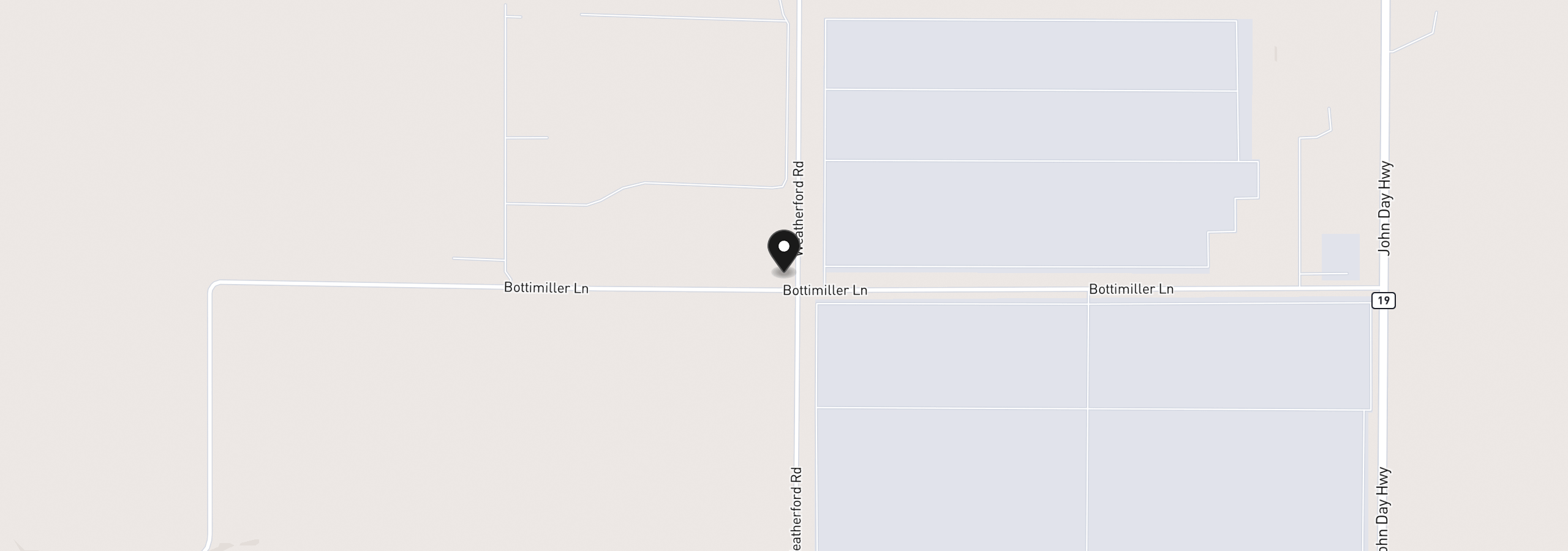 Map showing the location of 68766 Weatherford Rd, Arlington, OR 97812