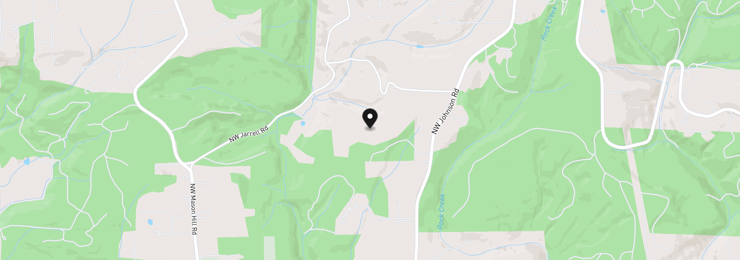 Map showing the location of NW Munson Rd, Hillsboro, OR 97124