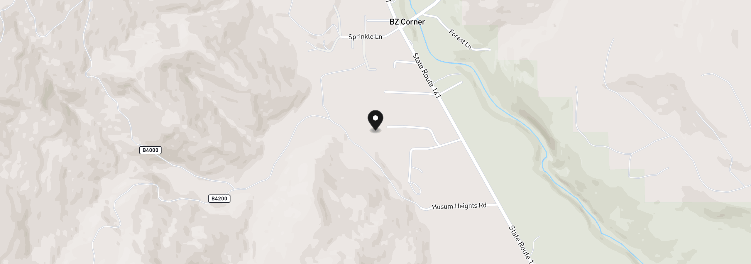 Map showing the location of 22 McIlroy Creek Rd, White Salmon, Wa 98672