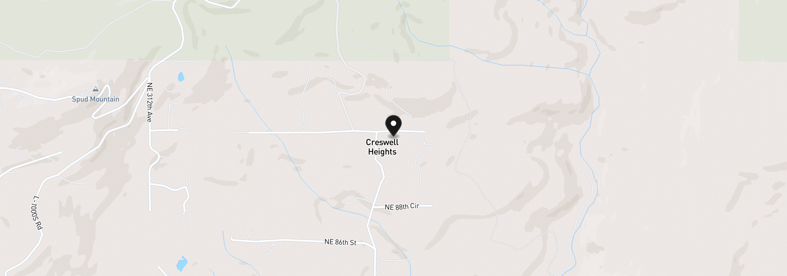 Map showing the location of 32717 NE 94th St, Camas, Wa 98607