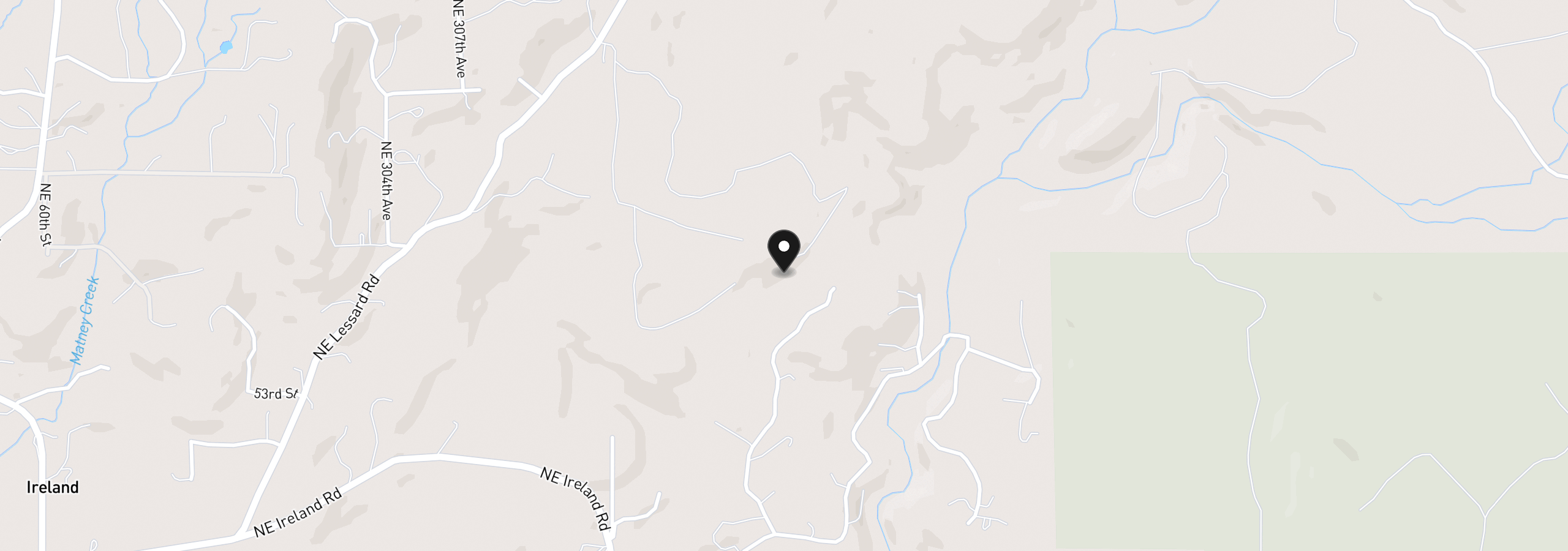 Map showing the location of 5602 NE 316th Ct, Camas, Wa 98607