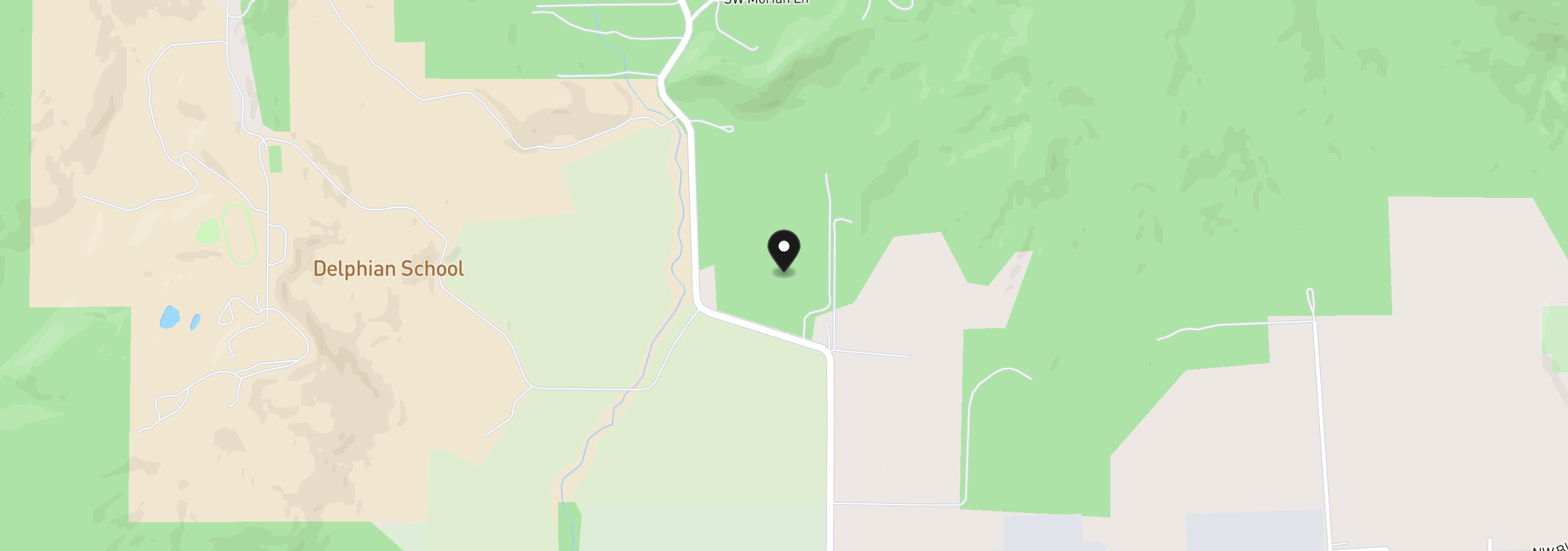 Map showing the location of 0 SW Rock Creek rd, Sheridan, OR 97378