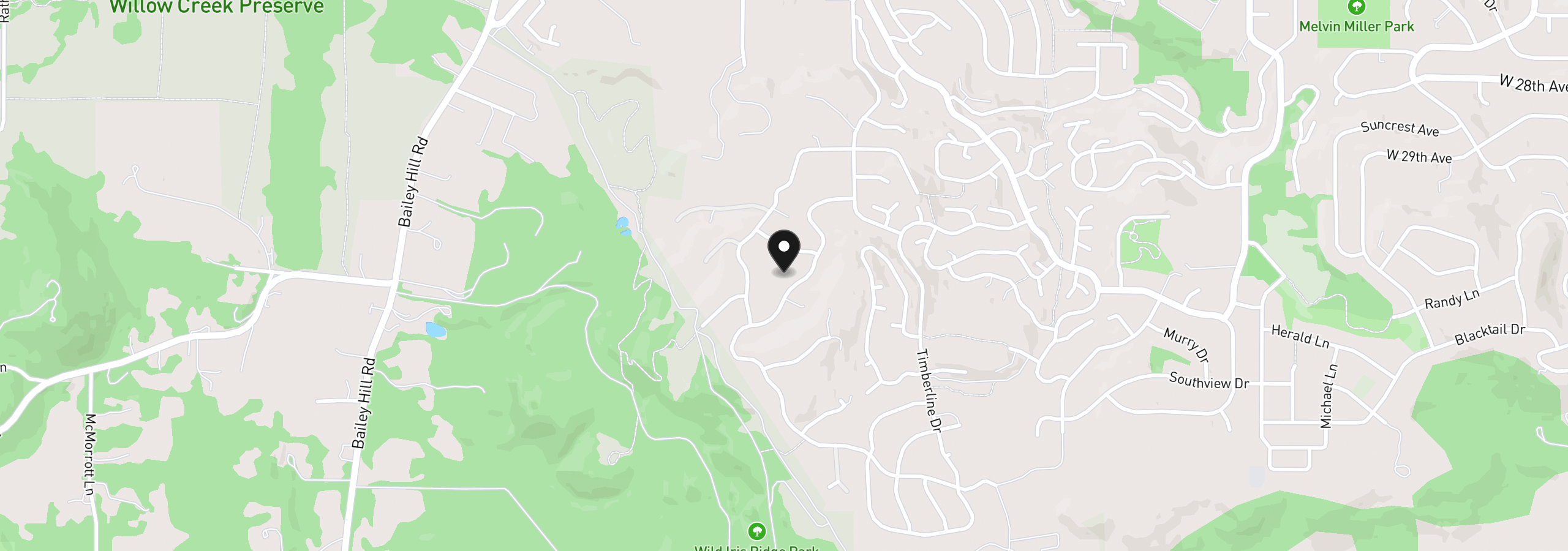 Map showing the location of 3046 Summit Sky Blvd, Eugene, OR 97405