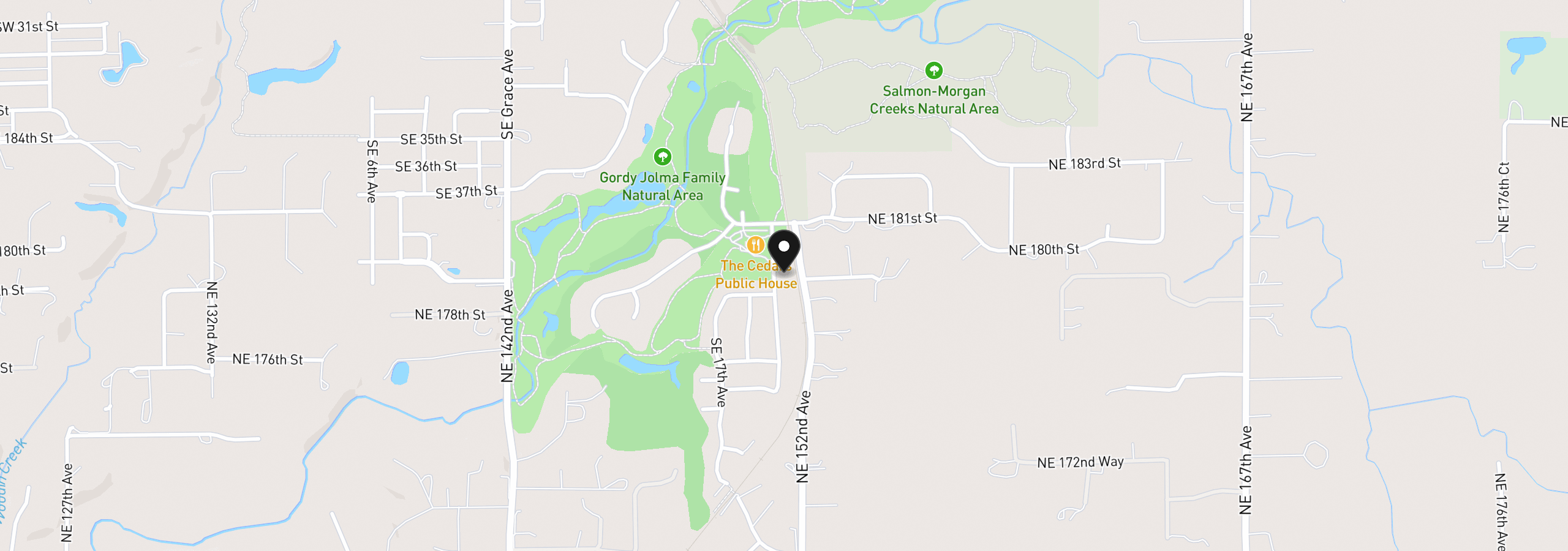 Map showing the location of 3913 SE 19th Ave, Brush Prairie, Wa 98606