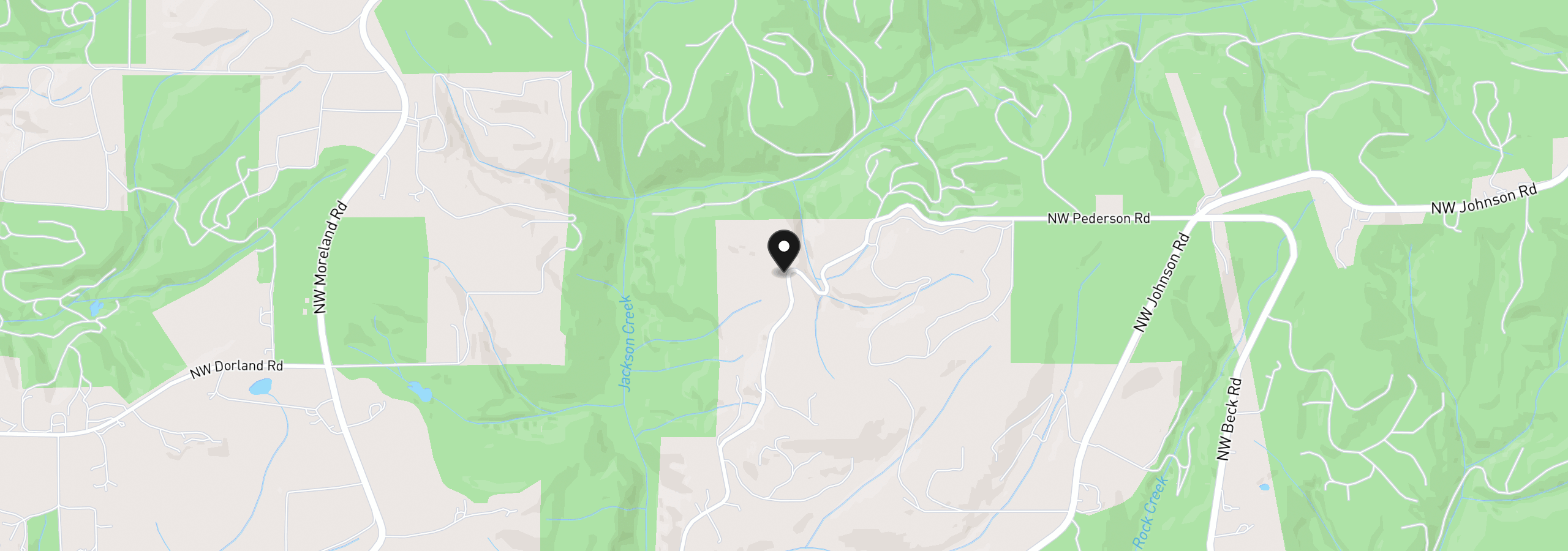 Map showing the location of 24615 NW Pederson Rd, Hillsboro, OR 97124