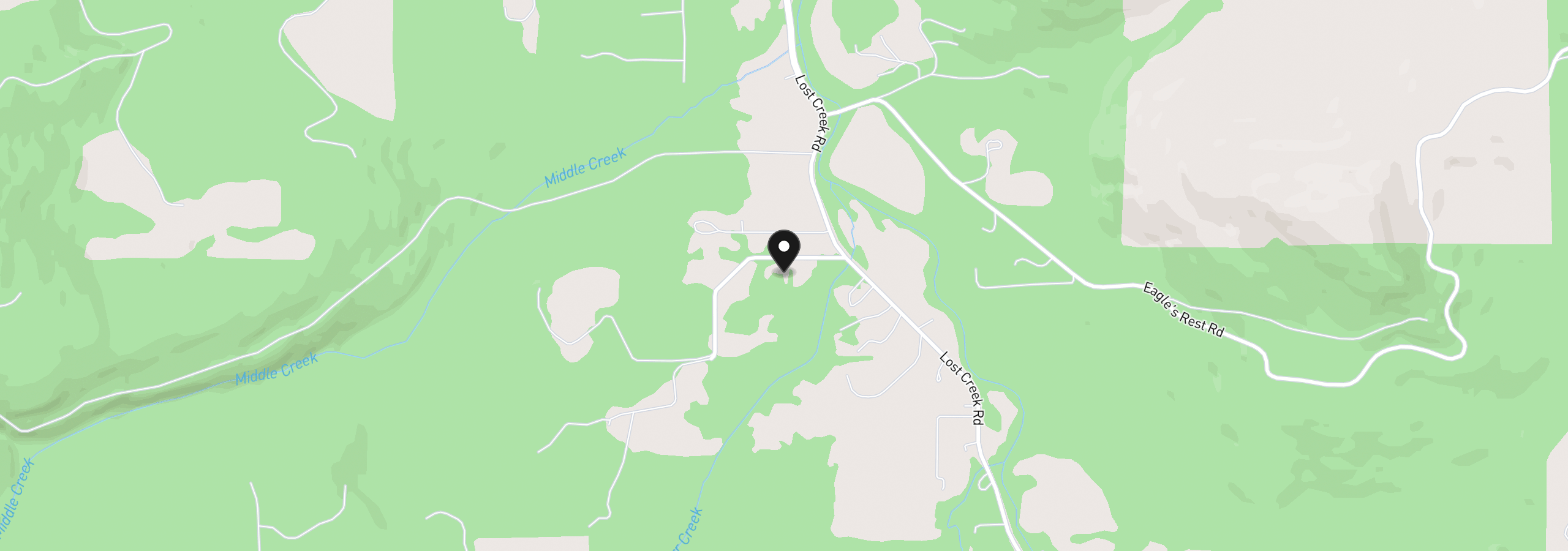 Map showing the location of 39066 Carr Trail Rd, Dexter, OR 97431