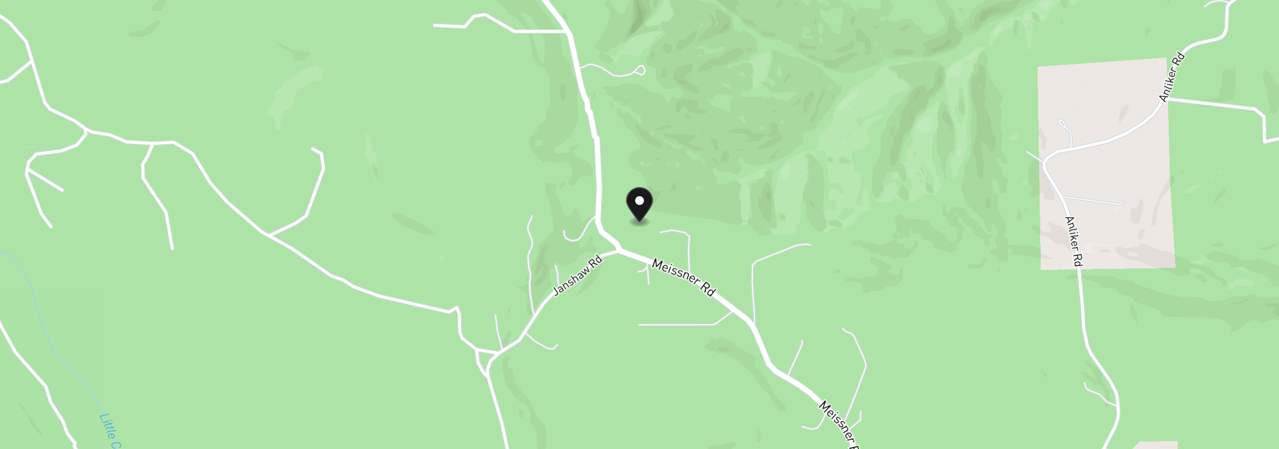 Map showing the location of 66020 Meissner Rd, Deer Island, OR 97054