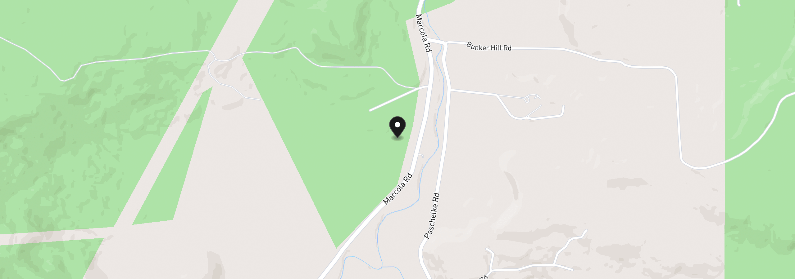 Map showing the location of 93066 Marcola Rd, Marcola, OR 97454