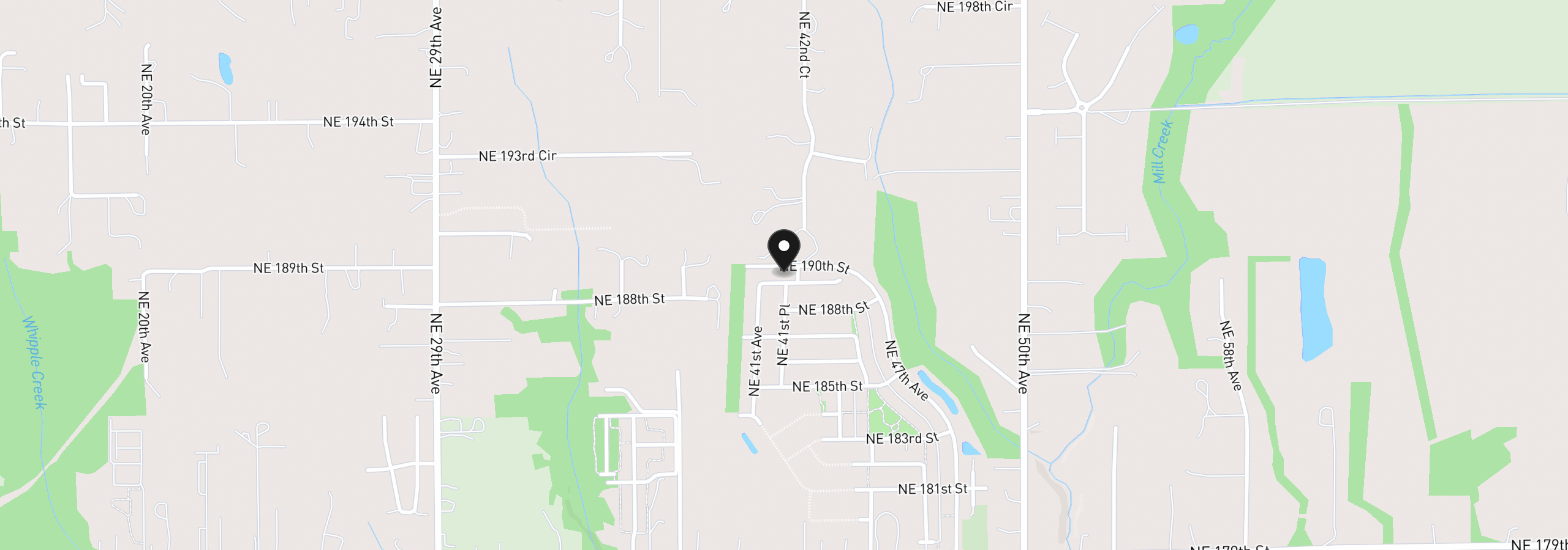 Map showing the location of 4012 NE 188th Cir, Vancouver, Wa 98686