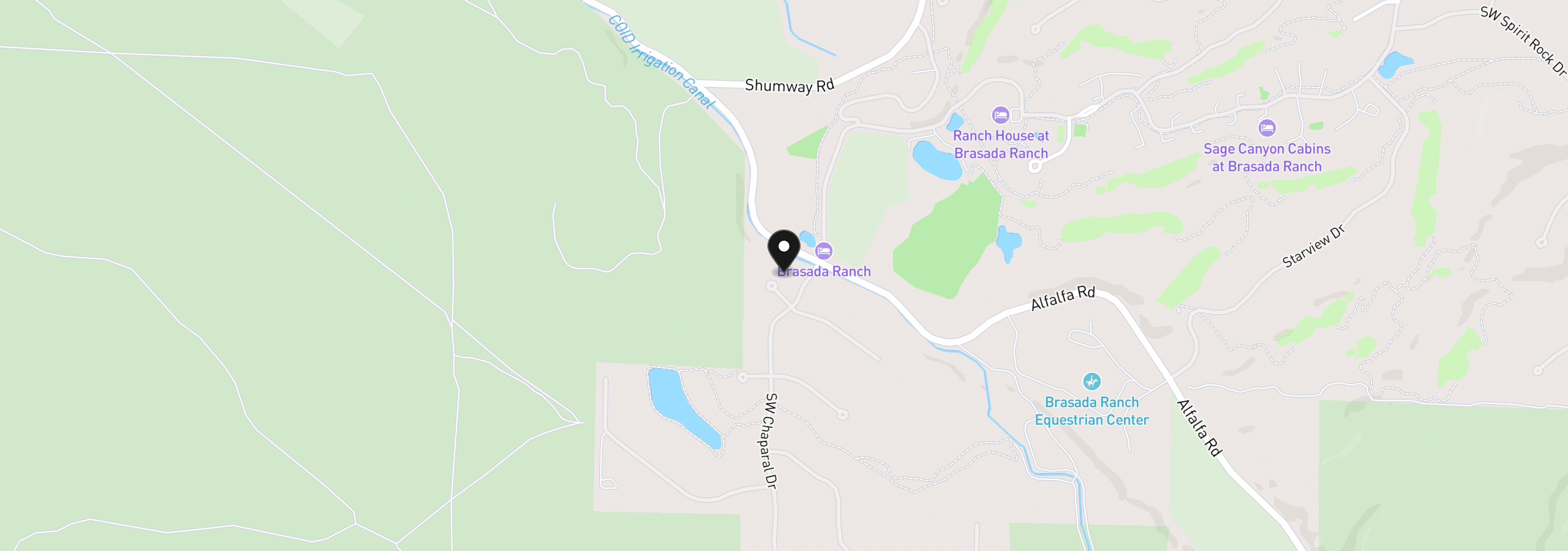 Map showing the location of 16661 SW Ranchview Ct, Powell Butte, OR 97753