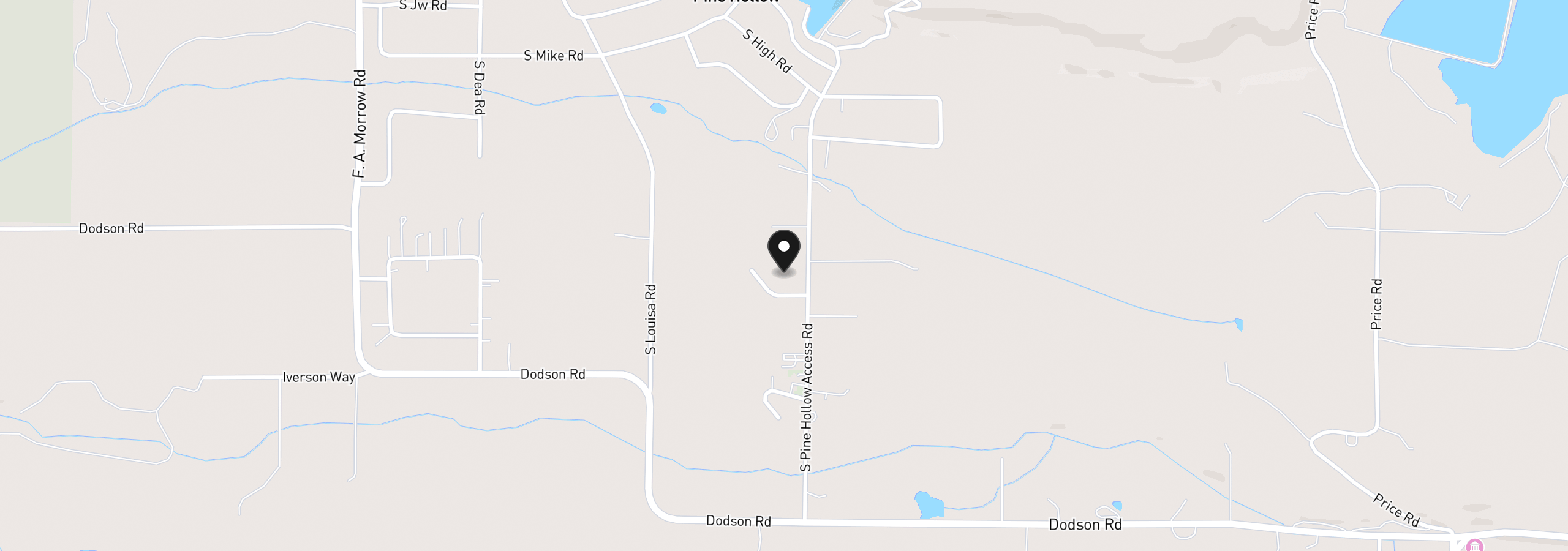 Map showing the location of 337 S County Rd, Wamic, OR 97063
