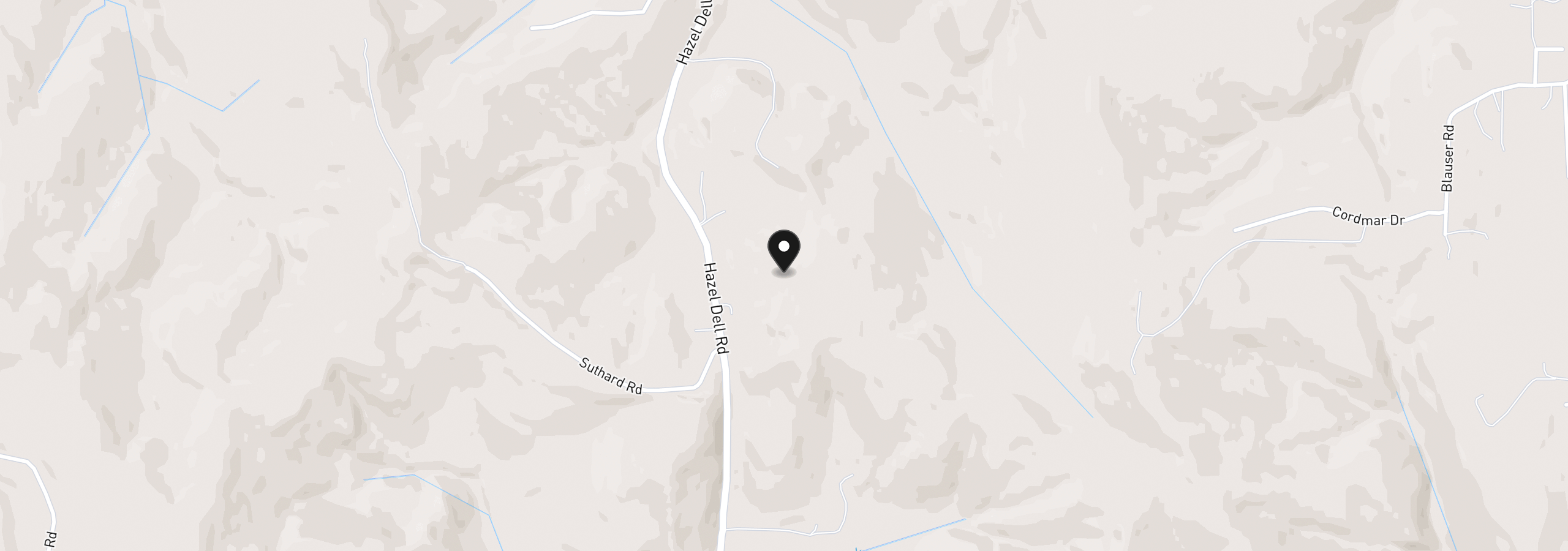 Map showing the location of 1858 Hazel Dell Rd Lot 2, Castle Rock, Wa 98611