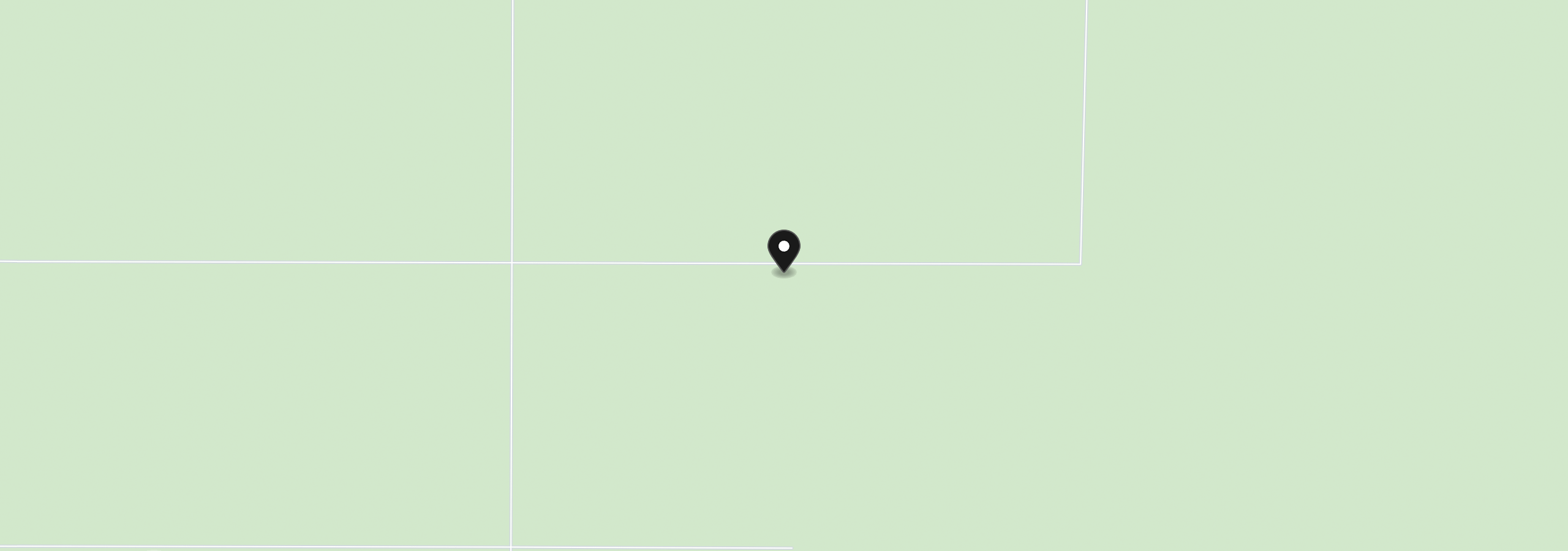 Map showing the location of Fossil Lake Road 100, Christmas Valley, OR 97641