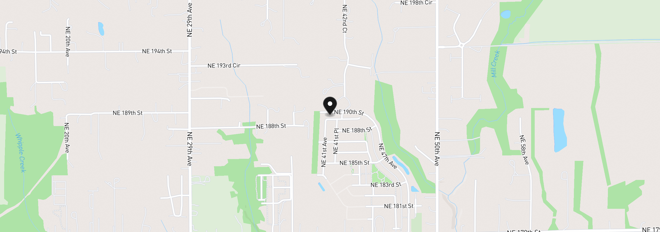 Map showing the location of 4004 NE 188th Cir, Vancouver, Wa 98686