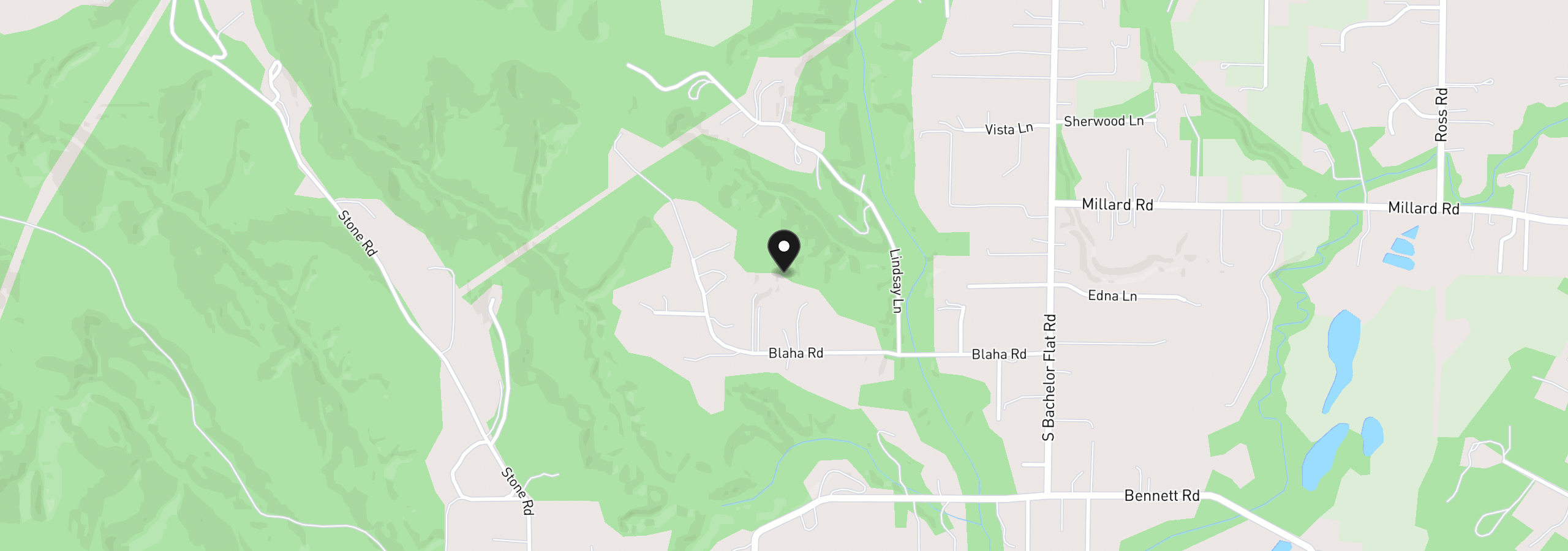 Map showing the location of 33501 Blaha Rd, Warren, OR 97053