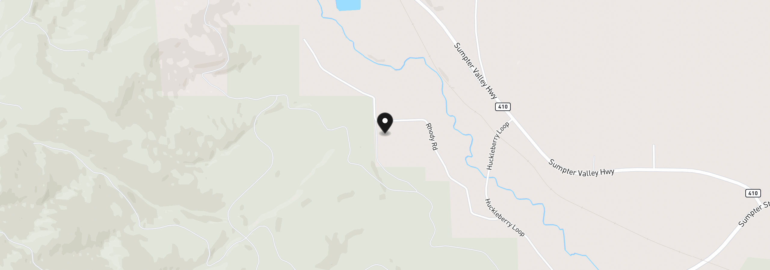 Map showing the location of 39151 Last Chance Ln, Baker City, OR 97814