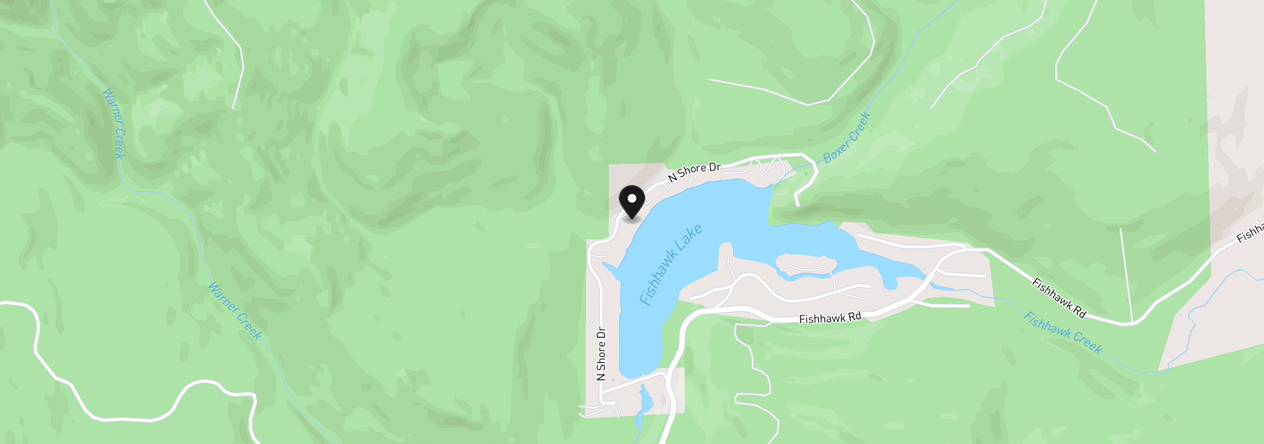 Map showing the location of 71600 Northshore Dr, Birkenfeld, OR 97016