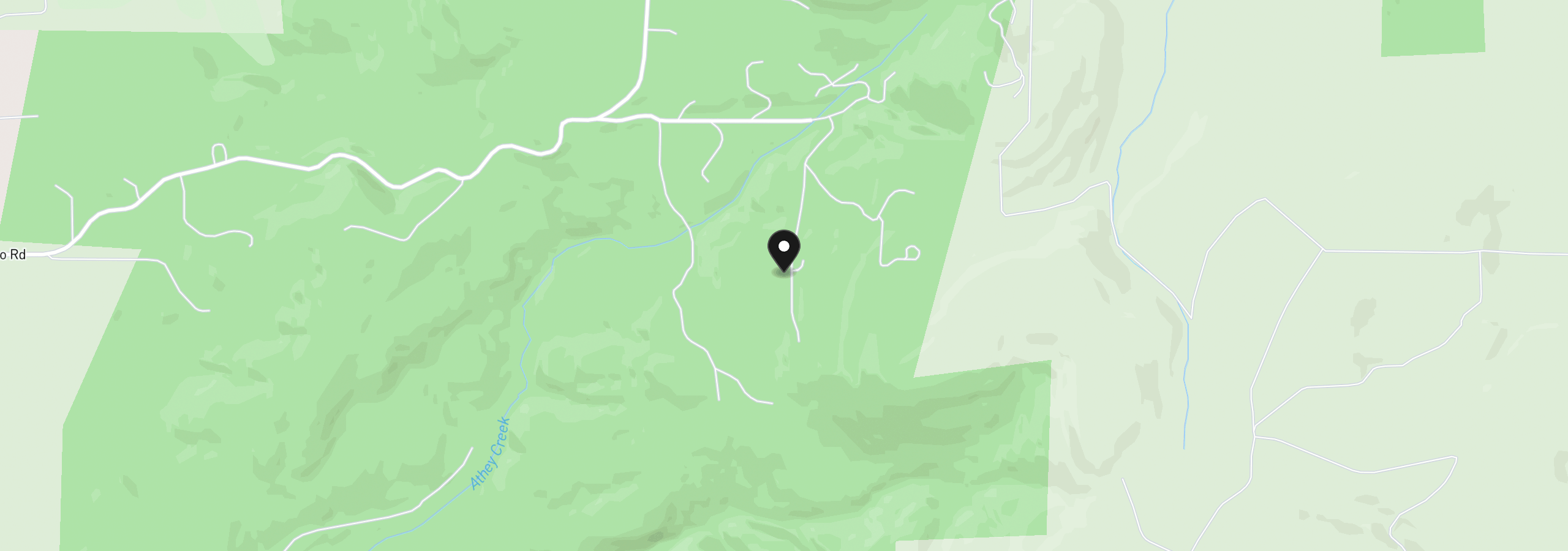 Map showing the location of 6110 SE Yampo Rd, Amity, OR 97101