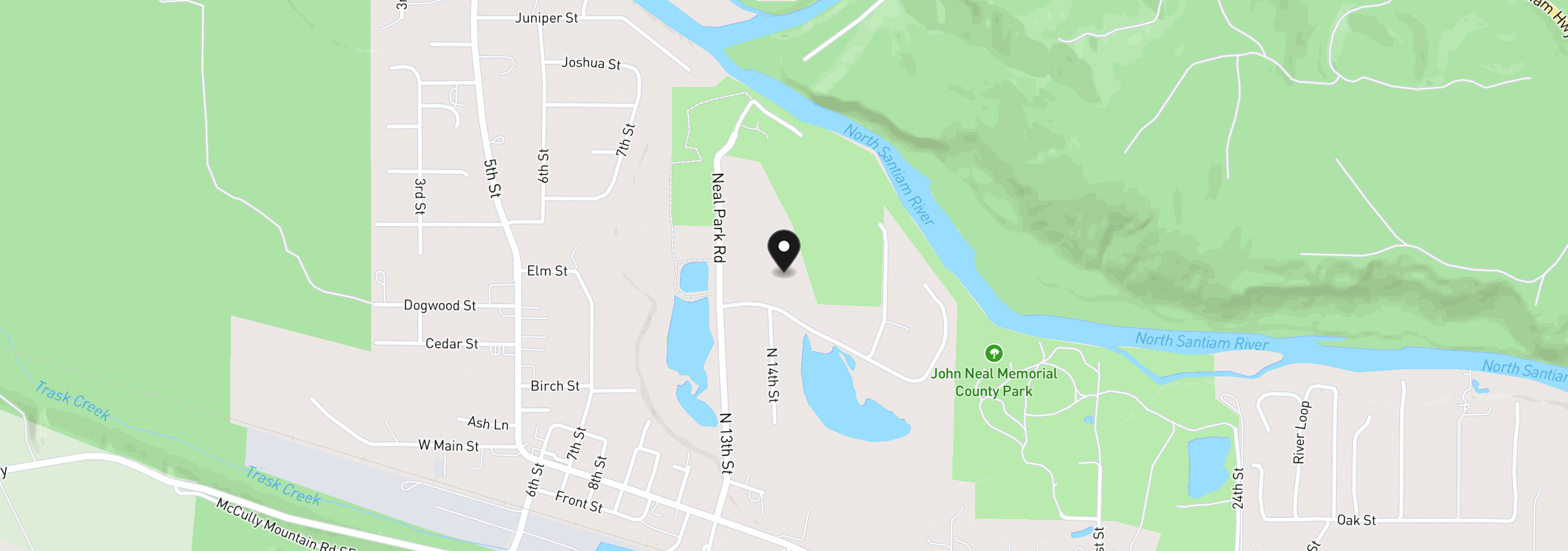 Map showing the location of 0002317 E Dogwood Dr (NEXT TO), Lyons, OR 97358
