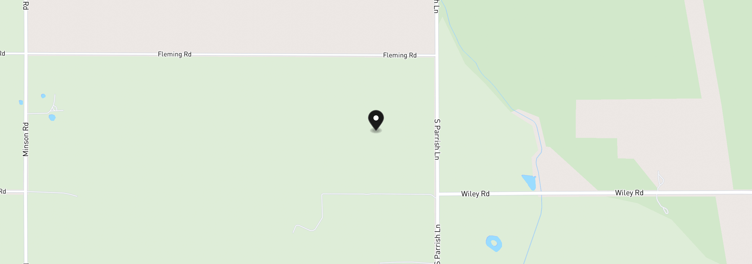 Map showing the location of Parrish Ln, Powell Butte, OR 97753