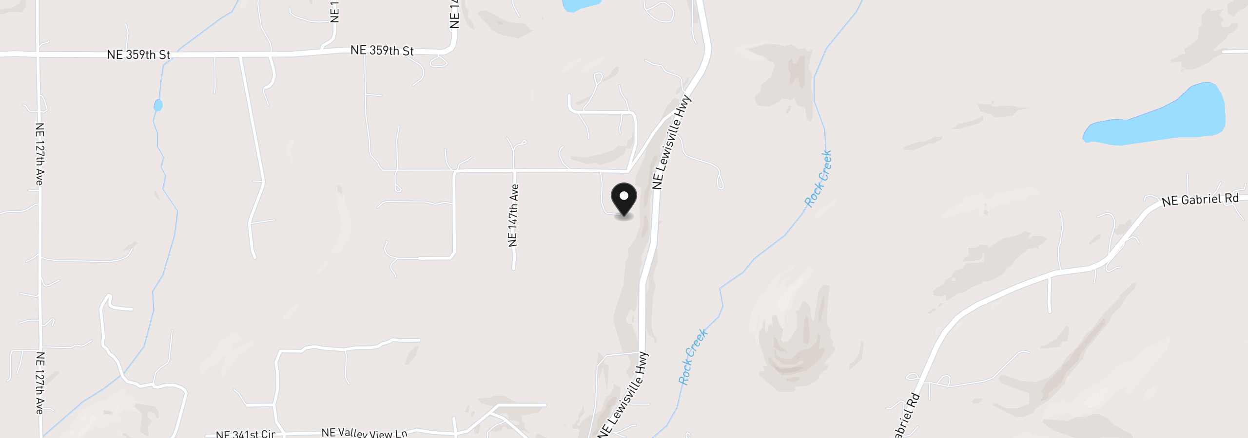 Map showing the location of 15011 NE Hidden Meadows Dr, Yacolt, Wa 98675