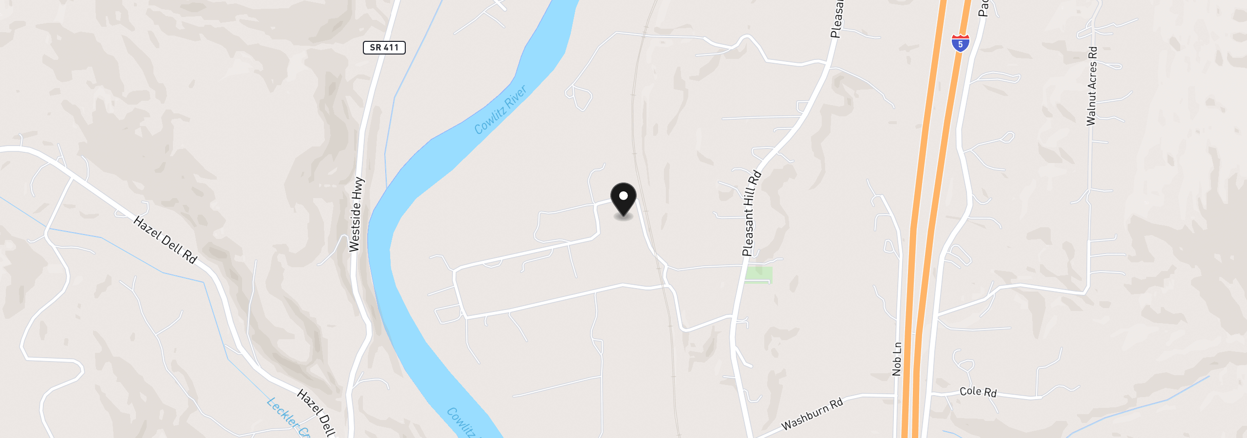 Map showing the location of 155 Rivendell Ln, Kelso, Wa 98626